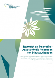 Titelbild des Erkenntnis- und Empfehlungsbericht zum BGP Projekt Re:Match - Relocation via Matching