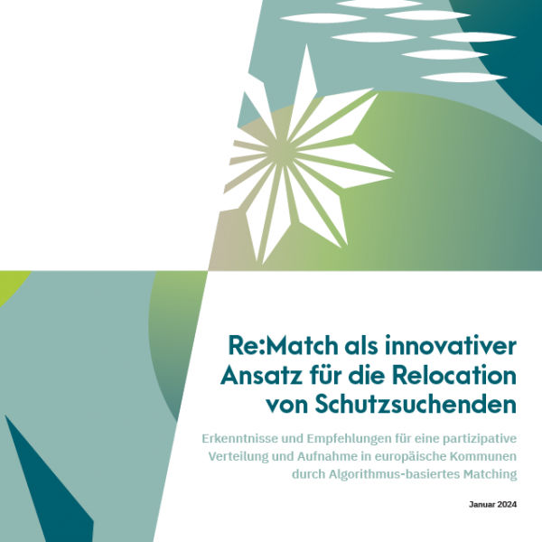 Titelbild des Erkenntnis- und Empfehlungsbericht zum BGP Projekt Re:Match - Relocation via Matching