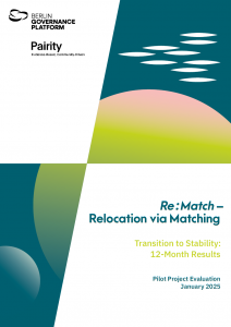 Berlin Governance Platform Pairity Re:Match - Relocation via Matching Transition to Stability: 12-Month Results Pilot Project Evaluation January 2025
